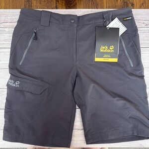 Jack Wolfskin Women's Active Track Shorts Dark Steel Size XL EU:42  NWT